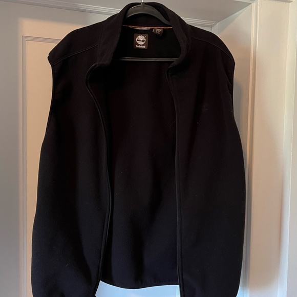 Timberland Black Fleece Vest, XL - Picture 4 of 4